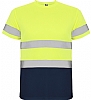 Camiseta Alta Visibilidad Delta Roly - Color Marino / Amarillo Fluor 55221
