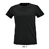 Camiseta Mujer Imperial Fit Sols - Color Negro Profundo