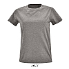 Camiseta Mujer Imperial Fit Sols - Color Gris Mezcla