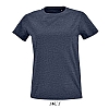 Camiseta Mujer Imperial Fit Sols - Color Denim Jaspeado