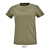 Camiseta Mujer Imperial Fit Jaspeada Sols - Color Caqui Jaspeado