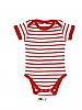 Body Bebe Miles Sols - Color Blanco/Rojo