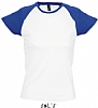 Camiseta Mujer Milky Sols - Color Blanco/Royal