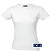 Camiseta Blanca Mujer Serigrafia Digital DINA4 - Color Blanco