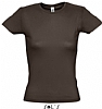 Camiseta Color Mujer Serigrafia Digital DINA3 - Color Chocolate