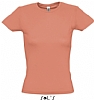 Camiseta Color Mujer Serigrafia Digital Escudo - Color Coral