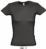 Camiseta Color Mujer Serigrafia Digital Escudo - Color Gris Oscuro