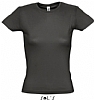 Camiseta Color Mujer Serigrafia Digital Escudo - Color Gris Oscuro