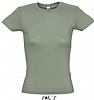 Camiseta Color Mujer Serigrafia Digital DINA3 - Color Caqui