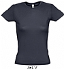 Camiseta Color Mujer Serigrafia Digital DINA3 - Color Azul Marino