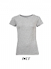 Camiseta Mujer Mixed Sols - Color Gris Mezcla