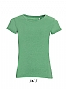 Camiseta Mujer Mixed Sols - Color Verde Jaspeado