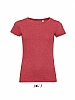 Camiseta Mujer Mixed Sols - Color Rojo Jaspeado