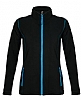 Chaqueta Polar Nova Mujer Sols - Color Negro / Aqua