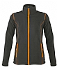 Chaqueta Polar Nova Mujer Sols - Color Antracita / Naranja