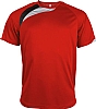 Camiseta Tecnica Equipo Linitex - Color Rojo/Negro/Gris