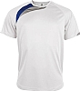 Camiseta Tecnica Equipo Linitex - Color Blanco/Royal/Gris