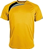 Camiseta Tecnica Equipo Linitex - Color Amarillo/Negro/Gris