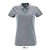 Polo Jaspeado Mujer Paname Sols - Color Jean Claro Jaspeado