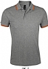 Polo Hombre Pasadena Sols - Color Gris/Naranja