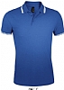 Polo Hombre Pasadena Sols - Color Royal/Blanco