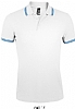 Polo Hombre Pasadena Sols - Color Blanco/Acqua