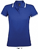 Polo Mujer Pasadena Sols - Color Royal/Blanco