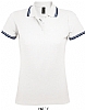 Polo Mujer Pasadena Sols - Color Blanco/Marino