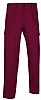 Pantalon Laboral Caster Valento - Color Granate Caoba