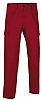Pantalon Laboral Caster Valento - Color Rojo Loto