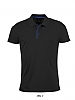 Polo Tcnico Performer Hombre Sols - Color Negro