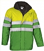 Parka Alta Visibilidad Traffic Valento - Color Amarillo Fluor / Verde Manzana