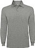 Polo Hombre Manga Larga Estrella Roly - Color Gris Vigor 58