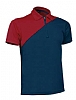 Polo Tecnico Deportivo Ace Valento - Color Azul Marino/Rojo