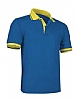 Polo Combi Valento - Color Azul Royal/Amarillo