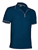 Polo Golf Valento - Color Azul Marino/Gris