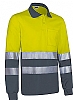 Polo Alta Visibilidad M/L Snake Valento - Color Amarillo Fluor/Gris Cemento