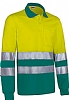 Polo Alta Visibilidad M/L Snake Valento - Color Amarillo Fluor/Verde Amazonas