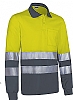 Polo Alta Visibilidad M/L Snake Valento - Color Amarillo Fluor/Gris Carbon
