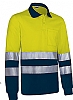 Polo Alta Visibilidad M/L Snake Valento - Color Amarillo Fluor/Azul Marino Orion