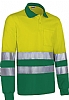 Polo Alta Visibilidad M/L Snake Valento - Color Amarillo Fluor/Verde Kelly