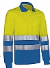 Polo Alta Visibilidad M/L Snake Valento - Color Amarillo Fluor/Azul Royal