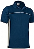 Polo de Trabajo M/C Thunder Valento - Color Azul Marino Orion / Gris Cemento