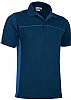 Polo de Trabajo M/C Thunder Valento - Color Azul Marino Orion / Azul Royal