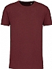 Camiseta BIO150 Hombre Kariban - Color Wine Heather