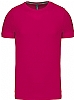 Camiseta Manga Corta Hombre Kariban - Color Fuchsia
