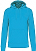 Sudadera Organica Capucha Kariban - Color Sea Turquoise