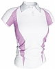 Polo Tecnico Woman Acqua Royal - Color Blanco/Malva