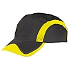 Gorra Tecnica Raid Enyes - Color Negro / Amarillo