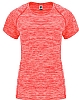 Camiseta Austin Mujer Roly - Color Coral Fluor Vigore